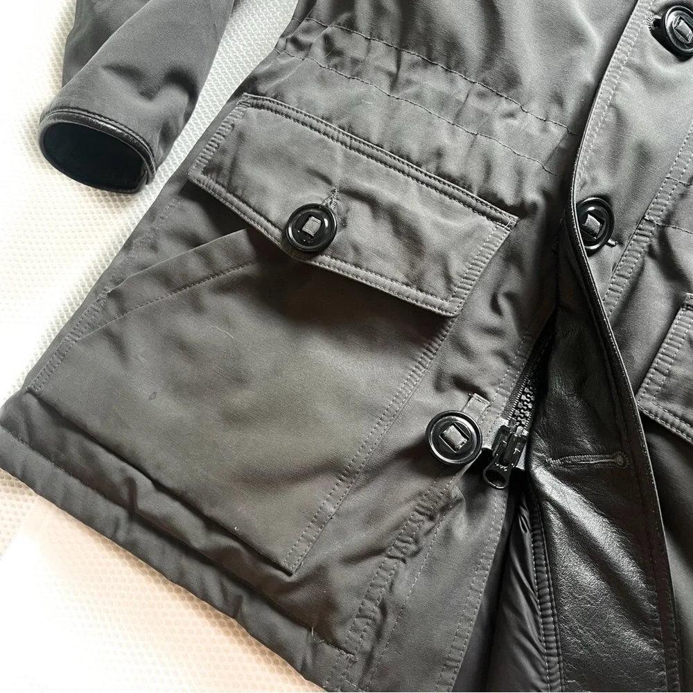 Canada Goose Charcoal Jacket with Fur Hood - Picture 6 of 6